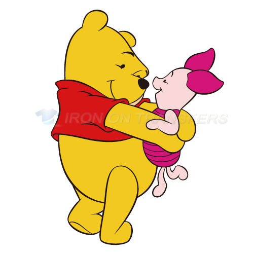 Winnie the Pooh Iron-on Stickers (Heat Transfers)NO.929
